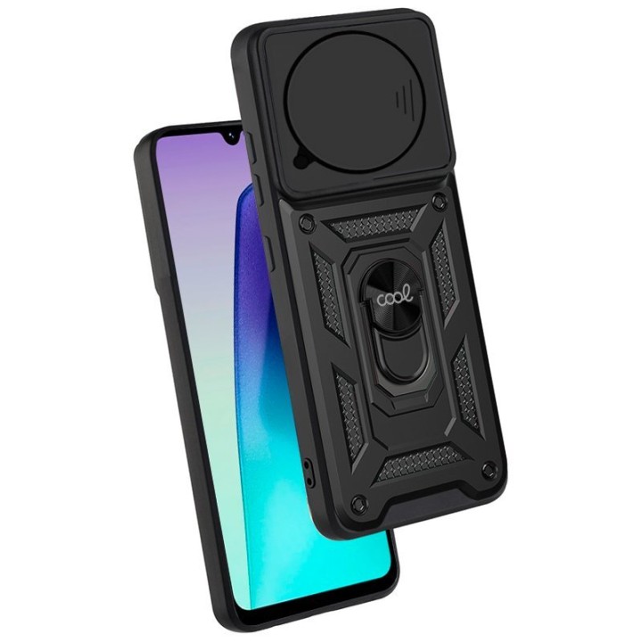 Cool Carcasa para Xiaomi Redmi 14C / POCO C75 Hard Ring Negro