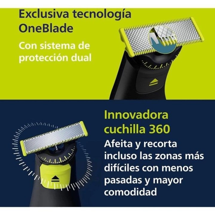 Philips OneBlade Pro 360 QP6652/61 Face and Body Maquinilla de Afeitar para Cara y Cuerpo