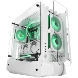 Mars Gaming MC-Edge Caja Gaming ATX Diseño Open Air Triple Cristal Templado USB-C USB 3.0 Blanco