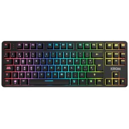 Krom Kernel PRO TKL RGB Teclado Mecánico Inalámbrico Bluetooth Switch Outemu Red Negro