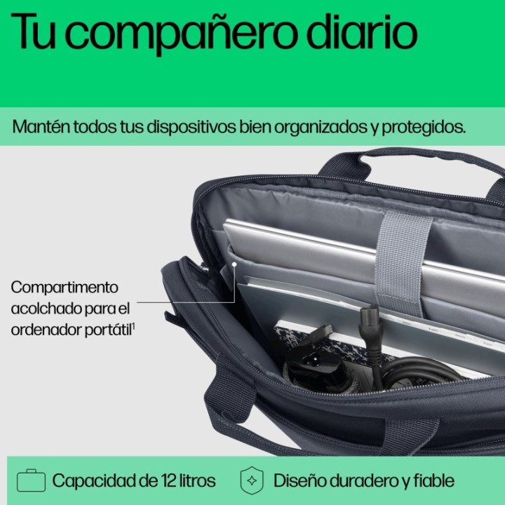 HP Everyday Maletín Portátil hasta 16'' Gris Odisea