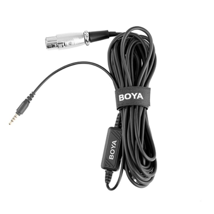 BOYA BY-BCA6 Micrófono de Solapa Negro