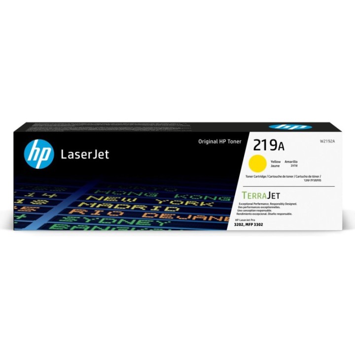 Cartucho de Tóner Original HP LaserJet 219A Amarillo
