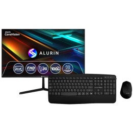 Alurin CoreVision 100IPSLite 24" FHD 100Hz + Combo Teclado y Ratón Wireless