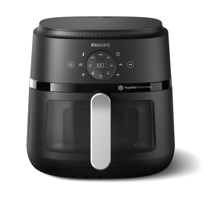 Philips Airfryer Serie 2000 NA231/00 Freidora de Aire 13 en 1 con Ventana 6.2L 1700W Negra