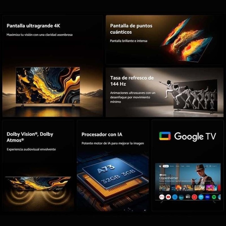 Xiaomi TV Max 2025 100" QLED UltraHD 4K Google TV