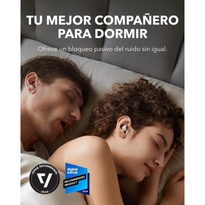 Soundcore Sleep A20 Auriculares Inalámbricos Diseñados para Dormir Blancos