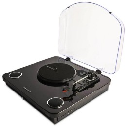 Energy Sistem BlackSpin Tocadiscos Bluetooth con Altavoces 10W Negro