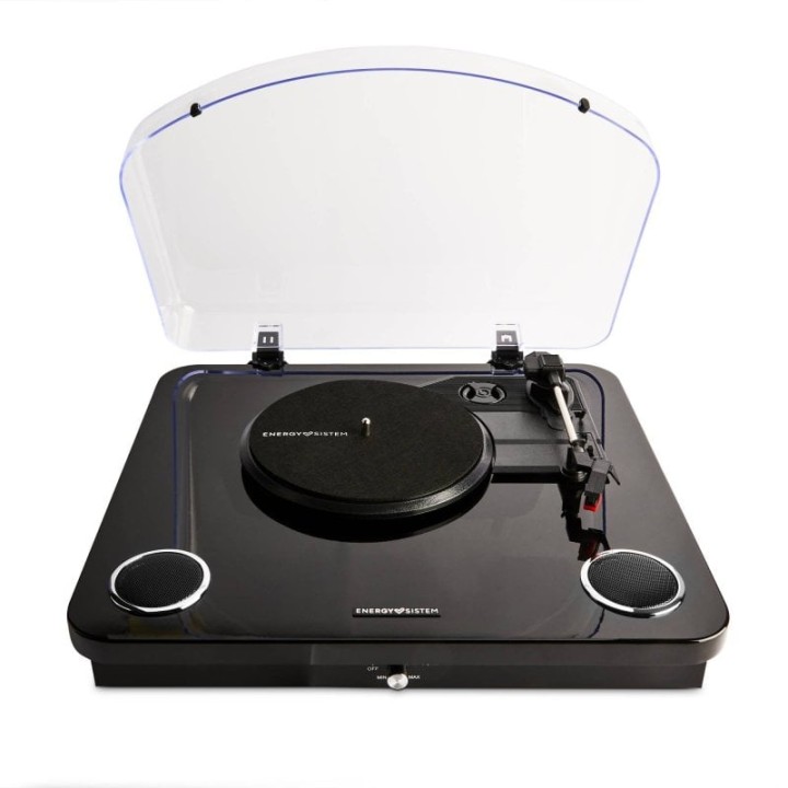 Energy Sistem BlackSpin Tocadiscos Bluetooth con Altavoces 10W Negro