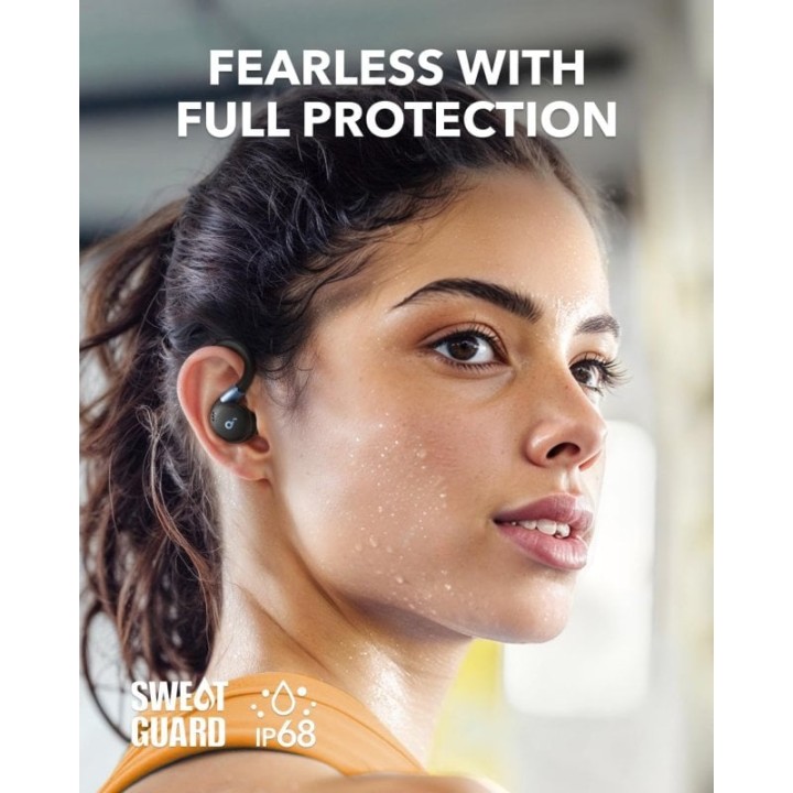 Soundcore Sport X20 Auriculares Inalámbricos Deportivos con Cancelación de Ruido Negros