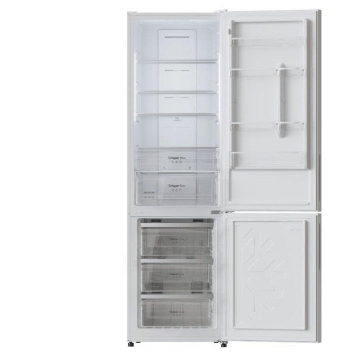 Cecotec Bolero CoolMarket Combi 356 White Glass E Frigorífico Combi E Cristal Blanco