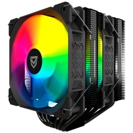 Nfortec Sculptor X2 Ventilador CPU 2x120mm ARGB TDP Negro hasta 240W