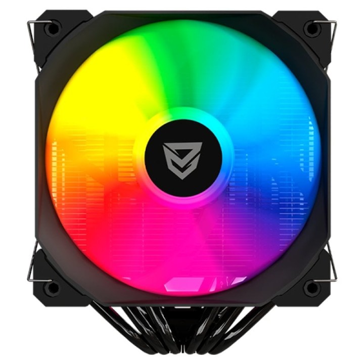 Nfortec Sculptor X2 Ventilador CPU 2x120mm ARGB TDP Negro hasta 240W