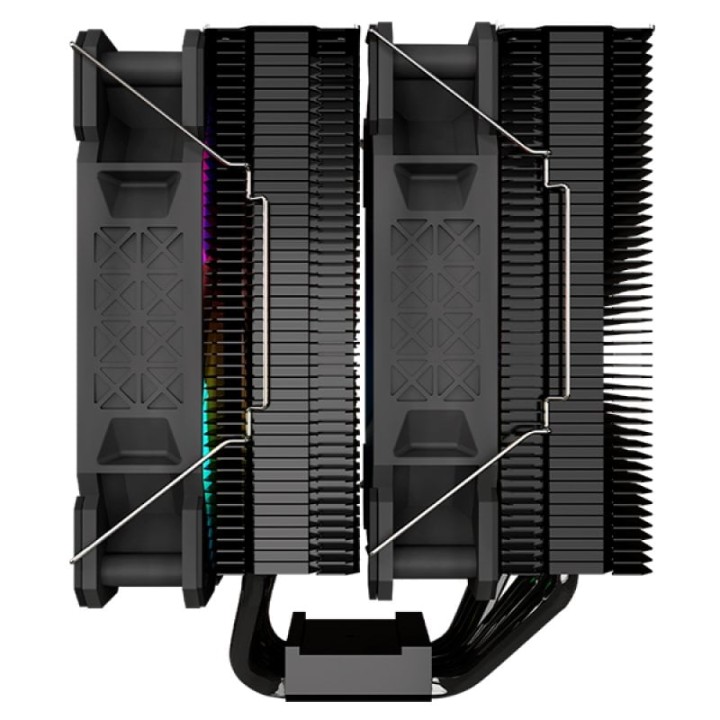 Nfortec Sculptor X2 Ventilador CPU 2x120mm ARGB TDP Negro hasta 240W