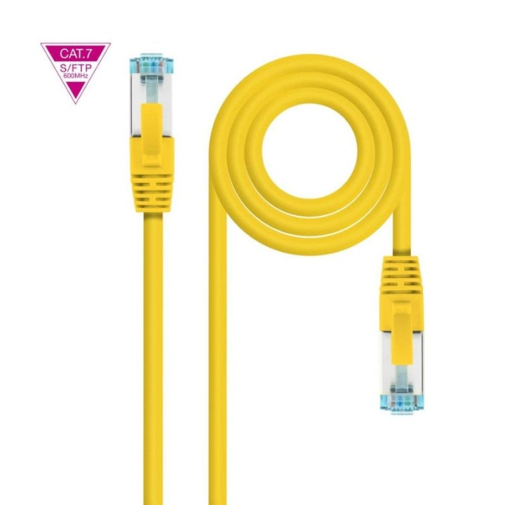 Original Cherry Cable de Red Ethernet Cat.7 Lszh Sftp Pimf Awg26 50m Amarillo