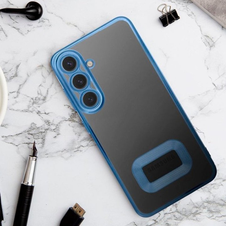 Cool Carcasa Borde Metalizado Azul para Samsung Galaxy A16 / A16 5G