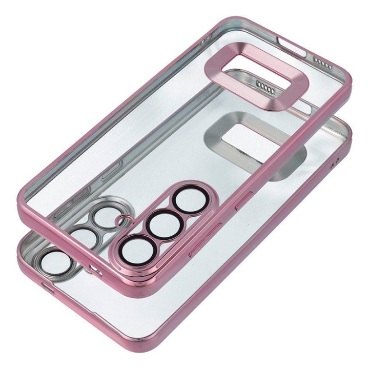 Cool Carcasa Borde Metalizado Rosa para Samsung Galaxy A16 / A16 5G