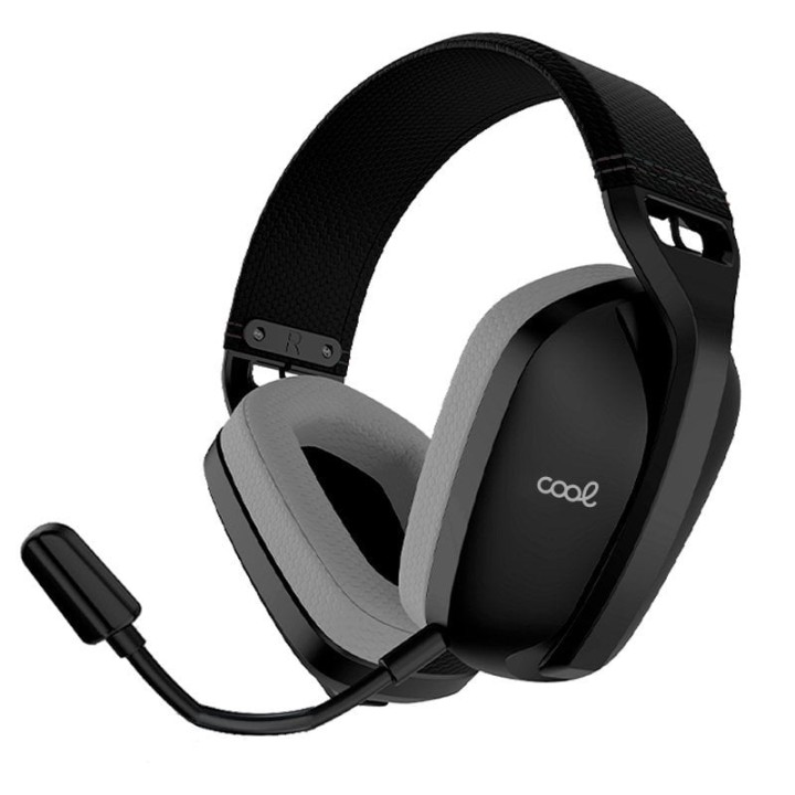 Cool Newton Auriculares Estéreo Wireless/Bluetooth/Jack Negros para PC/PS4/PS5