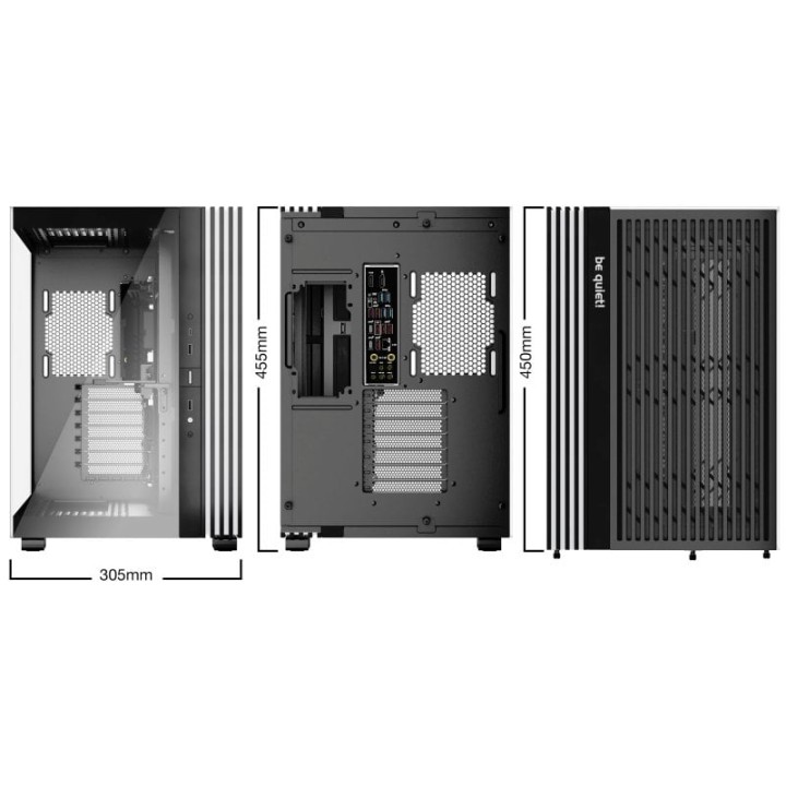 be quiet! LIGHT BASE 600 DX ARGB Midi Tower ATX Doble Cristal Templado USB-C Negra