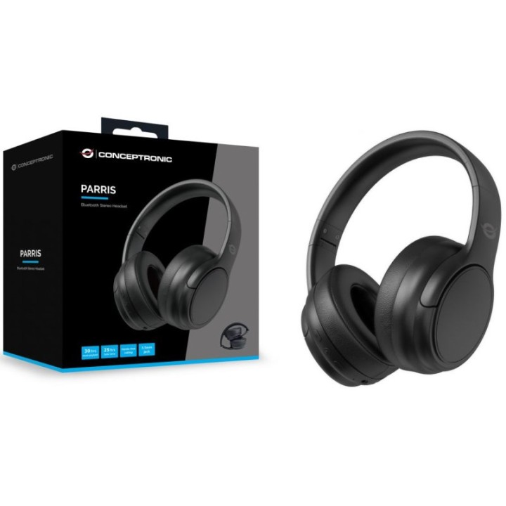 Conceptronic PARRIS03B Auriculares Inalámbricos Negros
