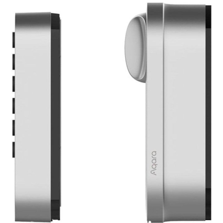 Aqara Smart Lock U200 Kit Cerradura Inteligente Matter, Plata, con Etiqueta NFC y accesorios