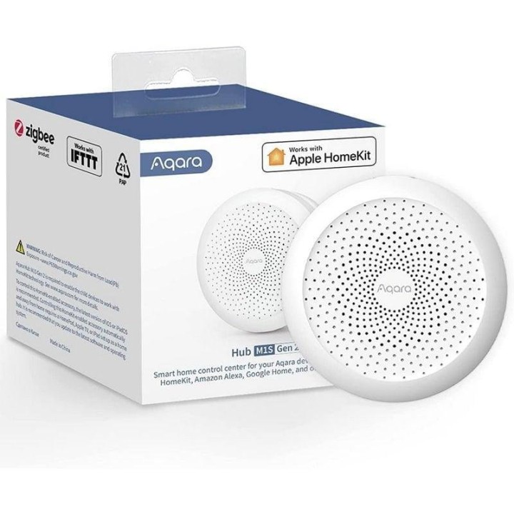 Aqara Hub M1S Gen 2 Centro de Control Hogar Inteligente para Dispositivos Aqara Zigbee 3.0 Blanco