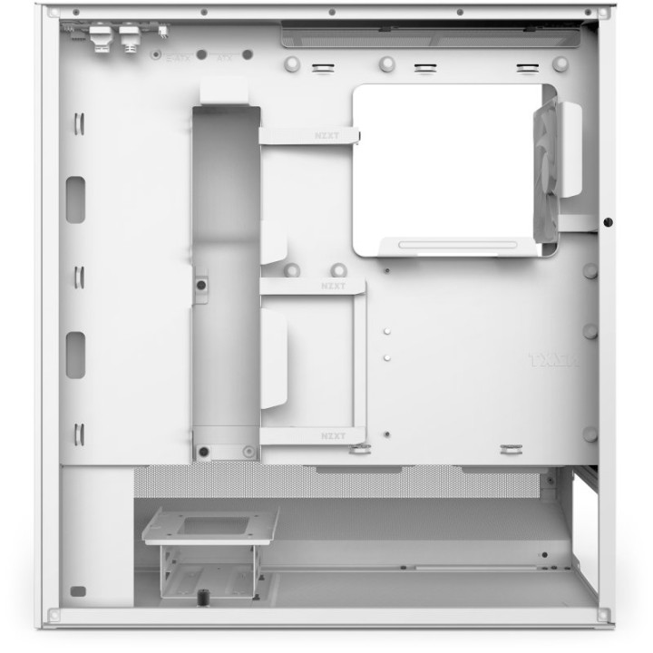 NZXT H5 Flow RGB 2024 Midi Tower E-ATX Cristal Templado USB-C Blanca