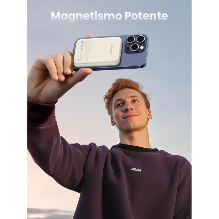 Ugreen PowerBank con Carga Inalámbrica Magsafe 10000mAh Beige