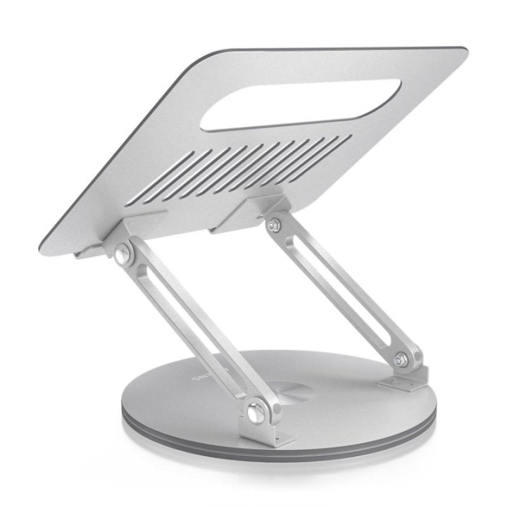 Aisens Soporte de Sobremesa XL Giratorio Ajustable para Portátil/Tablet 10-17 Plata