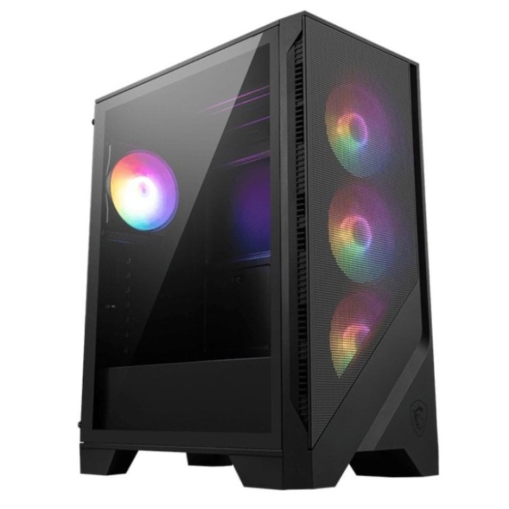 MSI MAG FORGE 121A AIRFLOW ARGB Semi Torre ATX Cristal Templado USB 3.0 Negra