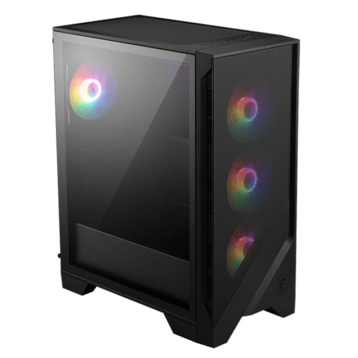 MSI MAG FORGE 121A AIRFLOW ARGB Semi Torre ATX Cristal Templado USB 3.0 Negra