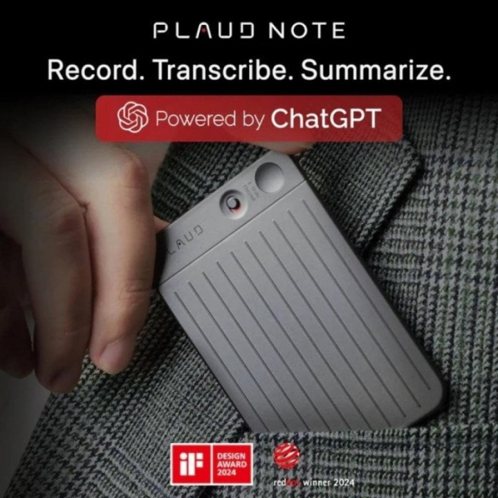 Plaud Note Grabadora de Voz y Audio con Inteligencia Artificial 64GB Starlight