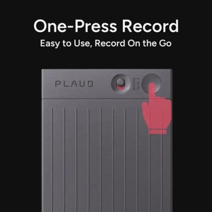 Plaud Note Grabadora de Voz y Audio con Inteligencia Artificial 64GB Starlight
