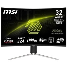 MSI MAG 325CQRF QD-E2 31.5" LED Rapid VA QHD 180Hz 0.5ms Adaptive Sync Curva USB-C