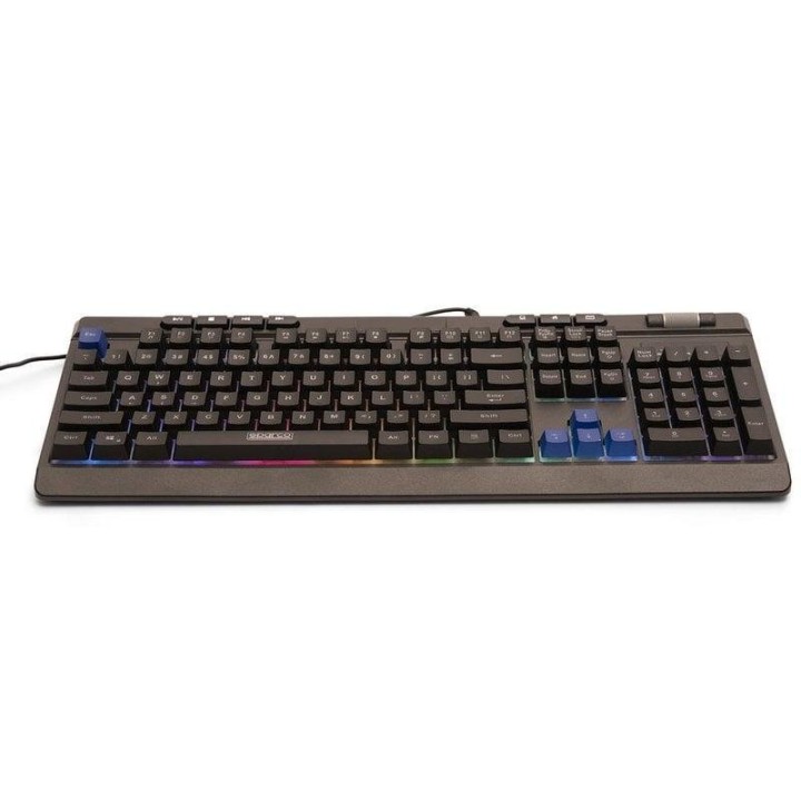 Teclado Sparco STEALTH de membrana Español RGB completo con ruleta volumen