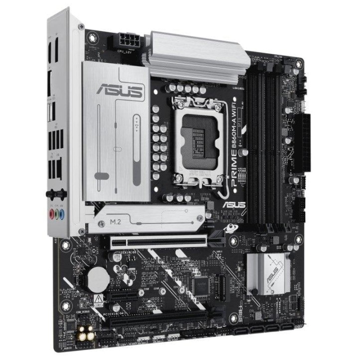 Placa Base ASUS PRIME B860M-A WIFI Intel B860 LGA1851 DDR5 micro ATX WiFi 6E 2.5GbE M.2 RAID