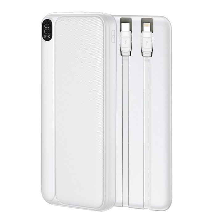 Cool Grip Batería Externa Universal Power Bank 10.000 mAh USB-C / Lightning Blanca