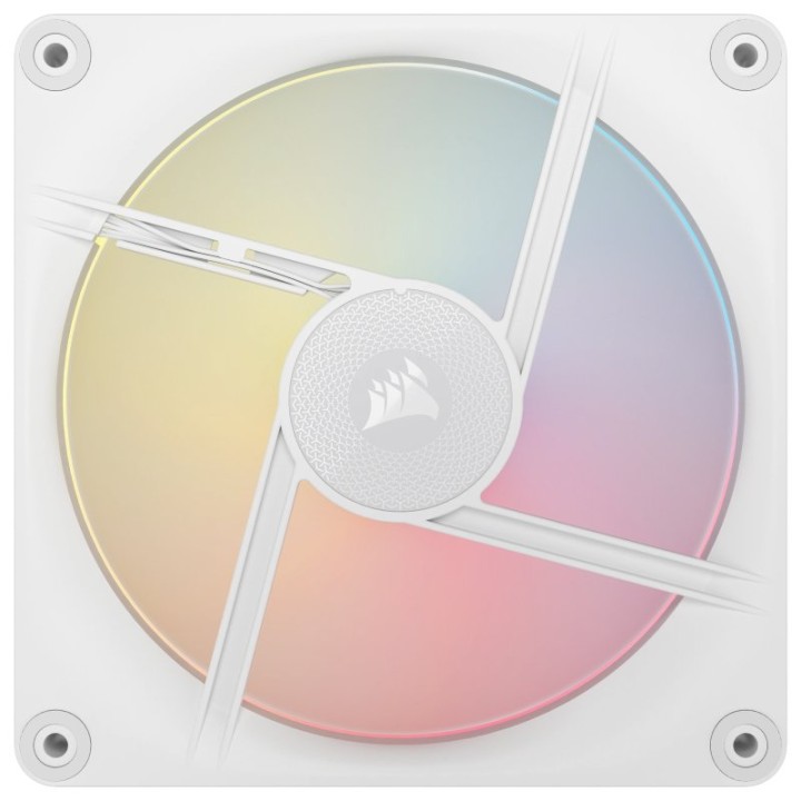 Corsair iCUE LINK LX140-R RGB Pack Doble Ventilador Suplementario PWM 140mm Blanco