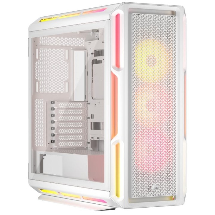 Corsair iCUE LINK 5000T LX RGB Mid Tower EATX Cristal Templado USB-C Blanca