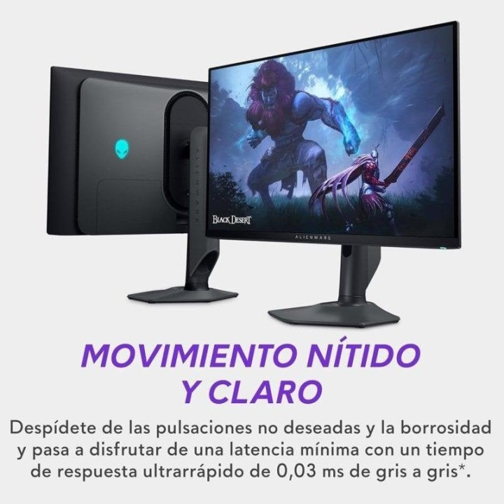 Dell Alienware AW2725DF 26.7" QD-OLED QHD 360Hz 0.03ms Altura Ajustable FreeSync Premium Pro