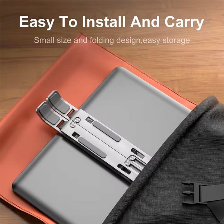 Cool Soporte de Sobremesa Universal Plegable Aluminio para Ordenador Portátil