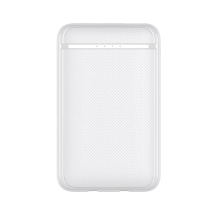 Cool Batería Externa Power Bank 5000 mAh con Cables USB-C / Lightning Blanco