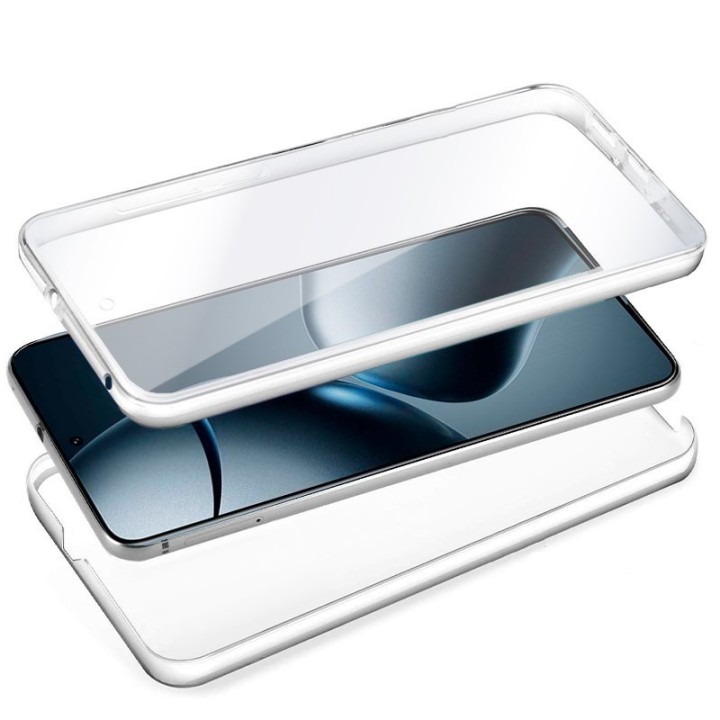 Cool Funda Silicona 3D Transparente Frontal + Trasera para Xiaomi 14T
