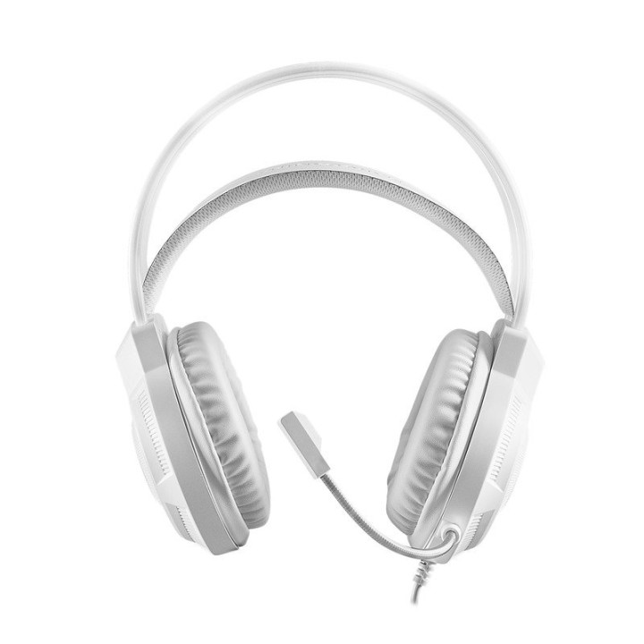 Mars Gaming MH124 Auriculares Gaming FRGB Micrófono Flexible Control Volumen Multiplataforma Blanco