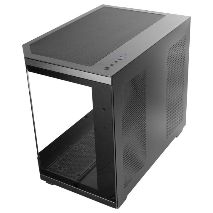 Mars Gaming MC-3TCOREM Caja Gaming Custom MicroATX Triple Cristal Templado Cámara Dual USB-C Negra