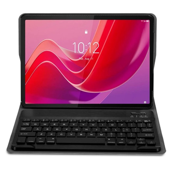 Cool Funda Teclado Bluetooth Polipiel Negro para Lenovo Tab M11 / K11