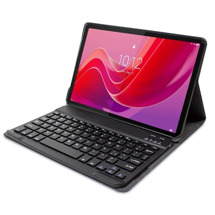 Cool Funda Teclado Bluetooth Polipiel Negro para Lenovo Tab M11 / K11