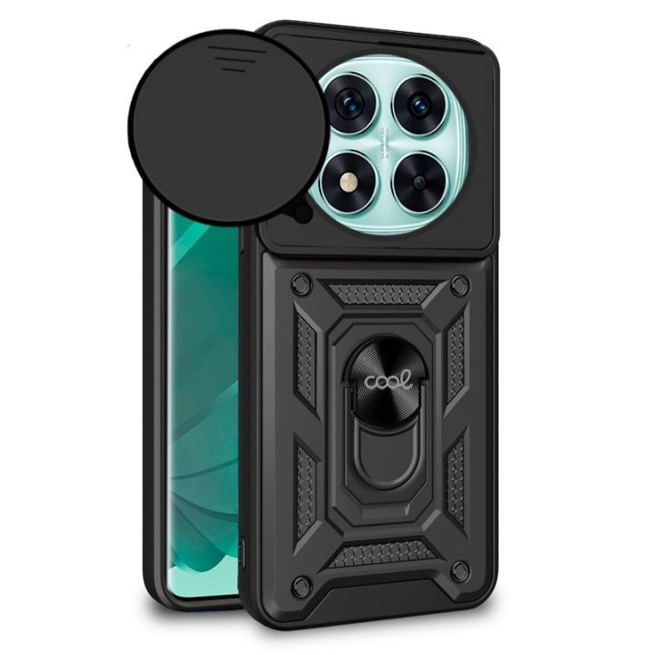 Cool Carcasa Hard Negro para Xiaomi Redmi Note 14 Pro 5G / Note 14 Pro Plus 5G / POCO X7