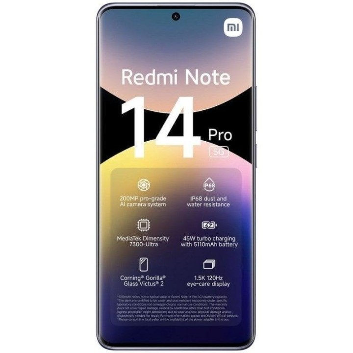 Xiaomi REDMI Note 14 Pro 5G 8GB 256GB 6.67" Violeta Lavanda