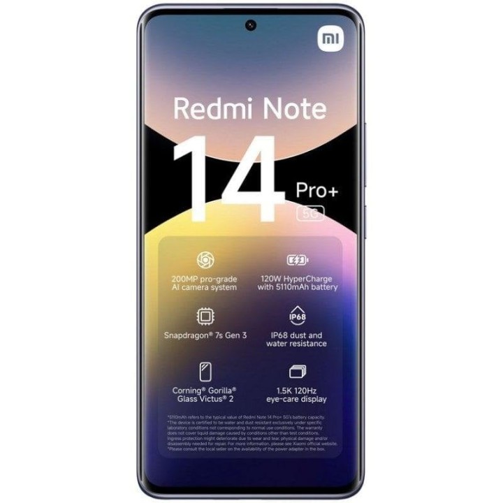 Xiaomi REDMI Note 14 Pro Plus 5G 12GB 512GB 6.67" Violeta Lavanda